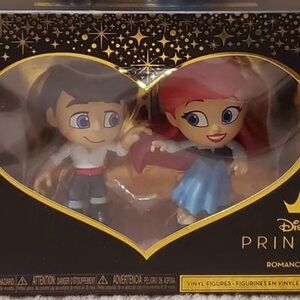 Disney Princess Collection-Mini Vinyl Figures: Arial & Prince Eric-2pack